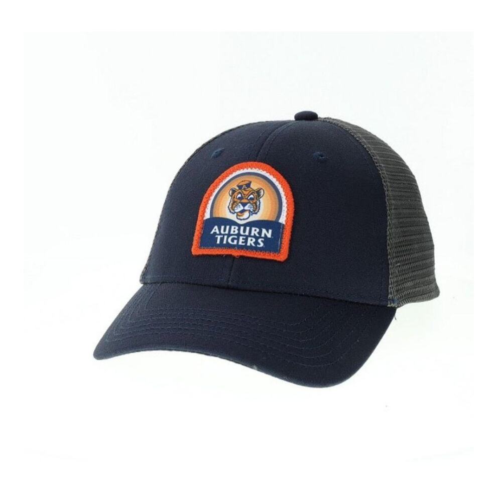 NWT LEGACY Auburn Legacy YOUTH Lo-Pro Embroidered Patch Trucker Hat